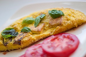 Omelette mit frischen Kraeutern