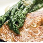 Lachsfilet mit Gemuese