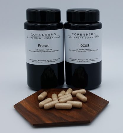 Double pack CORENBERG® Focus capsules