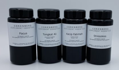 Complete Bundle: Tongkat Ali, Kacip Fatimah, Focus and Stressless Capsules