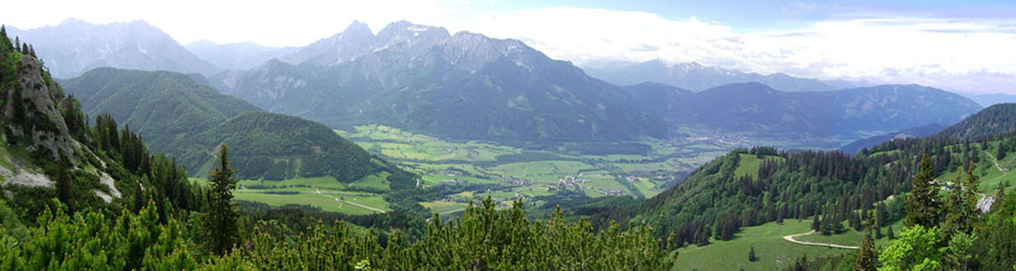 Blick vom Grabnerstein Richtung Admont/Weng, Steiermark, (C) E. B. Bachler