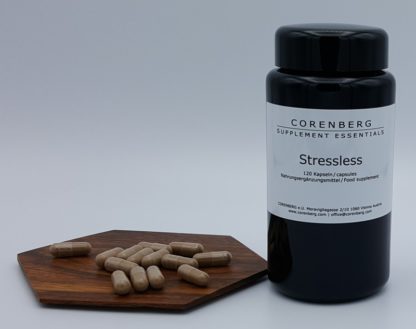 Stressless Kapseln mit Rhodiola rosea und Withania somnifera vegane Hülle