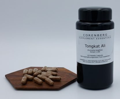 CORENBERG® Tongkat Ali Capsules Pure Energy for Men (Eurycoma longifolia)